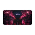 Cherry Blossom Night Racing Desk Mat | Neoprene Gaming & Office Mouse Pad